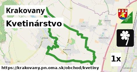 Kvetinárstvo, Krakovany, okres PN