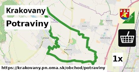 Potraviny, Krakovany, okres PN