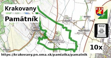 Pamätník, Krakovany, okres PN