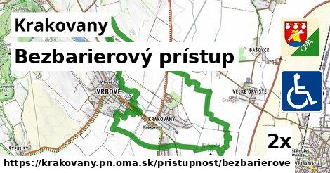 Bezbarierový prístup, Krakovany, okres PN