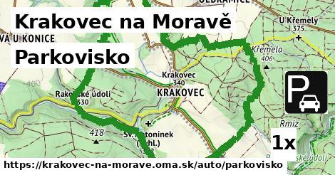 Parkovisko, Krakovec na Moravě