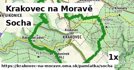 Socha, Krakovec na Moravě