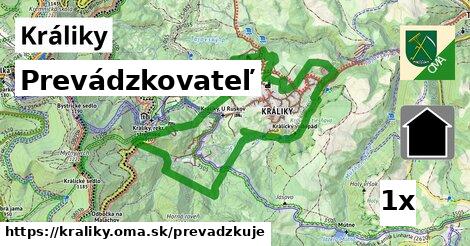 prevádzkovateľ v Králiky