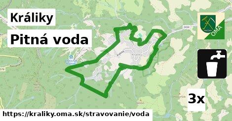 Pitná voda, Králiky