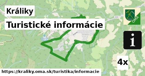 Turistické informácie, Králiky