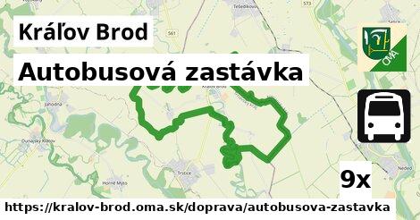 Autobusová zastávka, Kráľov Brod