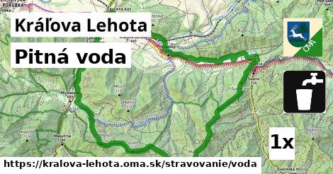 Pitná voda, Kráľova Lehota