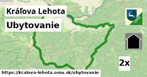 ubytovanie v Kráľova Lehota