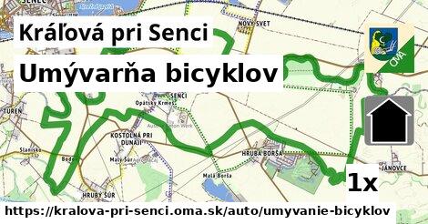 Umývarňa bicyklov, Kráľová pri Senci