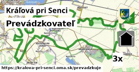 prevádzkovateľ v Kráľová pri Senci