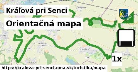 Orientačná mapa, Kráľová pri Senci