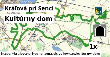 Kultúrny dom, Kráľová pri Senci