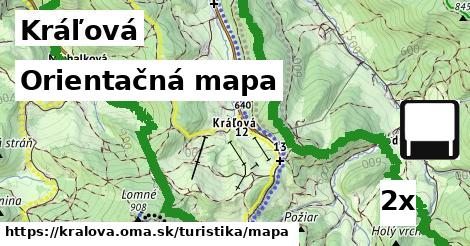 Orientačná mapa, Kráľová