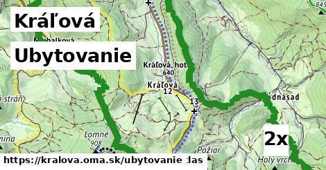 ubytovanie v Kráľová