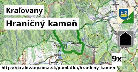 Hraničný kameň, Kraľovany