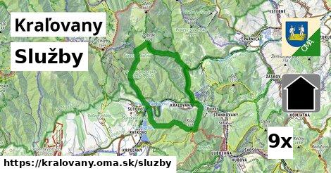 služby v Kraľovany
