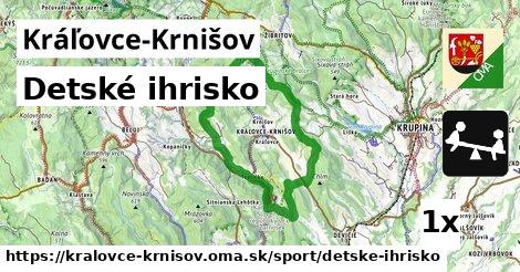 Detské ihrisko, Kráľovce-Krnišov