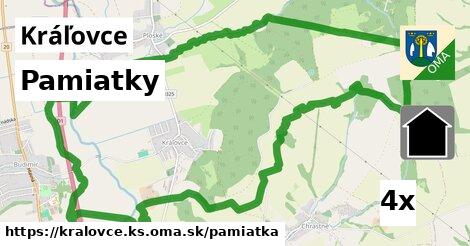 pamiatky v Kráľovce, okres KS