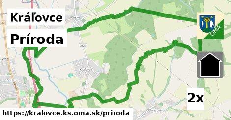 príroda v Kráľovce, okres KS