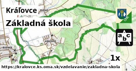 Základná škola, Kráľovce, okres KS