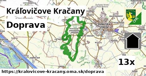 doprava v Kráľovičove Kračany