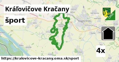 šport v Kráľovičove Kračany