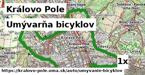 Umývarňa bicyklov, Královo Pole