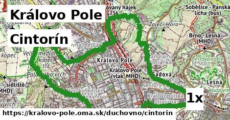 Cintorín, Královo Pole