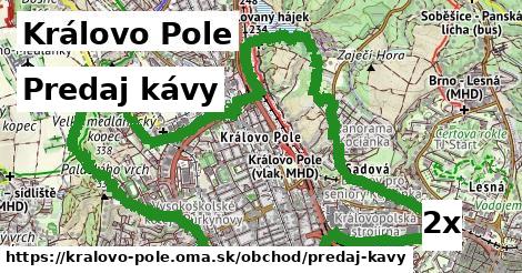 Predaj kávy, Královo Pole