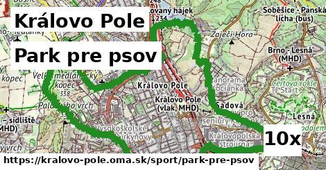 Park pre psov, Královo Pole