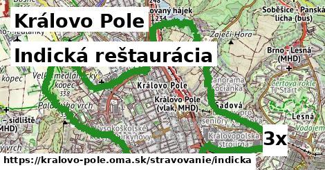 Indická reštaurácia, Královo Pole