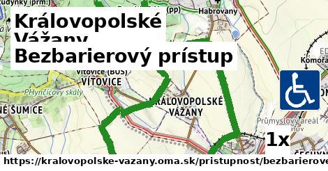 bezbarierový prístup v Královopolské Vážany