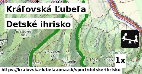 Detské ihrisko, Kráľovská Ľubeľa