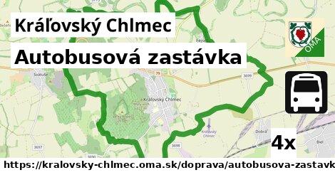 Autobusová zastávka, Kráľovský Chlmec