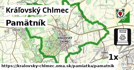 Pamätník, Kráľovský Chlmec