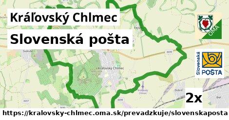 Slovenská pošta, Kráľovský Chlmec