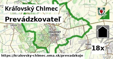 prevádzkovateľ v Kráľovský Chlmec