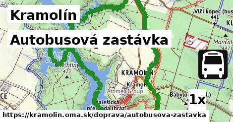 Autobusová zastávka, Kramolín