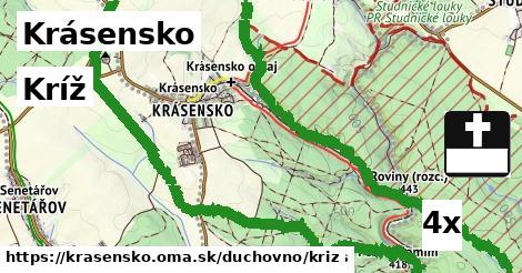 Kríž, Krásensko