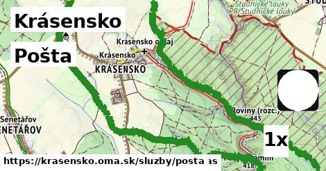 Pošta, Krásensko