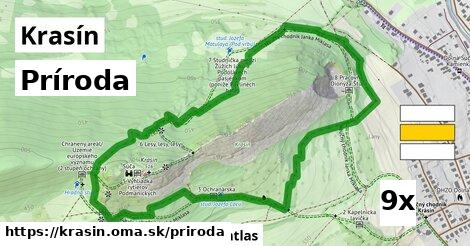 príroda v Krasín