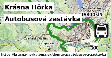 Autobusová zastávka, Krásna Hôrka