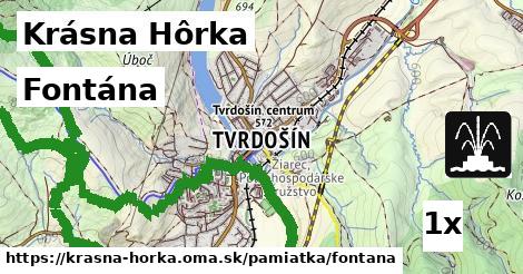 Fontána, Krásna Hôrka