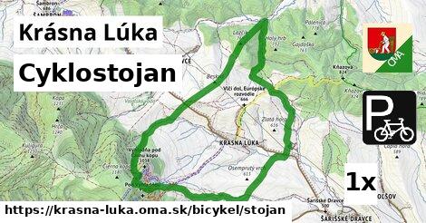 Cyklostojan, Krásna Lúka