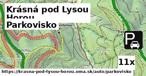 Parkovisko, Krásná pod Lysou Horou