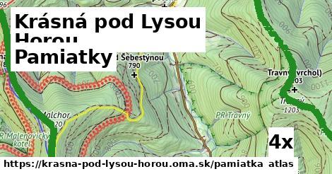 pamiatky v Krásná pod Lysou Horou