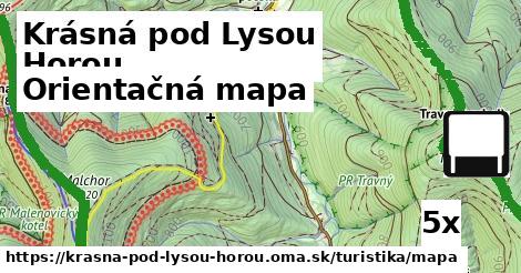 Orientačná mapa, Krásná pod Lysou Horou