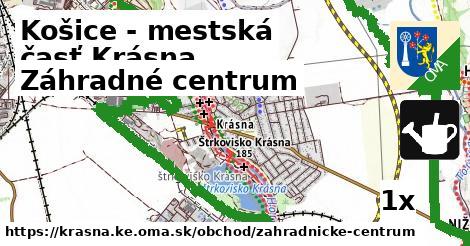 Záhradné centrum, Košice - mestská časť Krásna