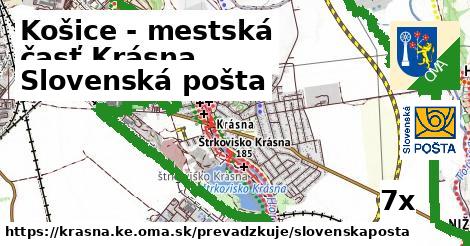 Slovenská pošta, Košice - mestská časť Krásna