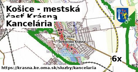 Kancelária, Košice - mestská časť Krásna